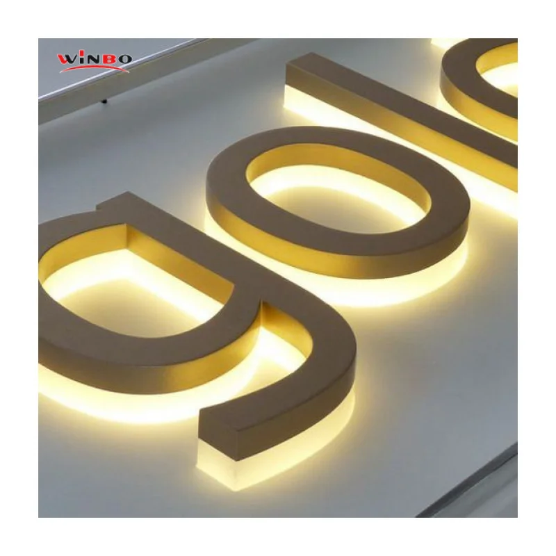 Logotipo de tablero de señal de negocios para oficina, interior y exterior, retroiluminado, logotipo de pared de señalización de empresa, Canal led 3d, personalizado