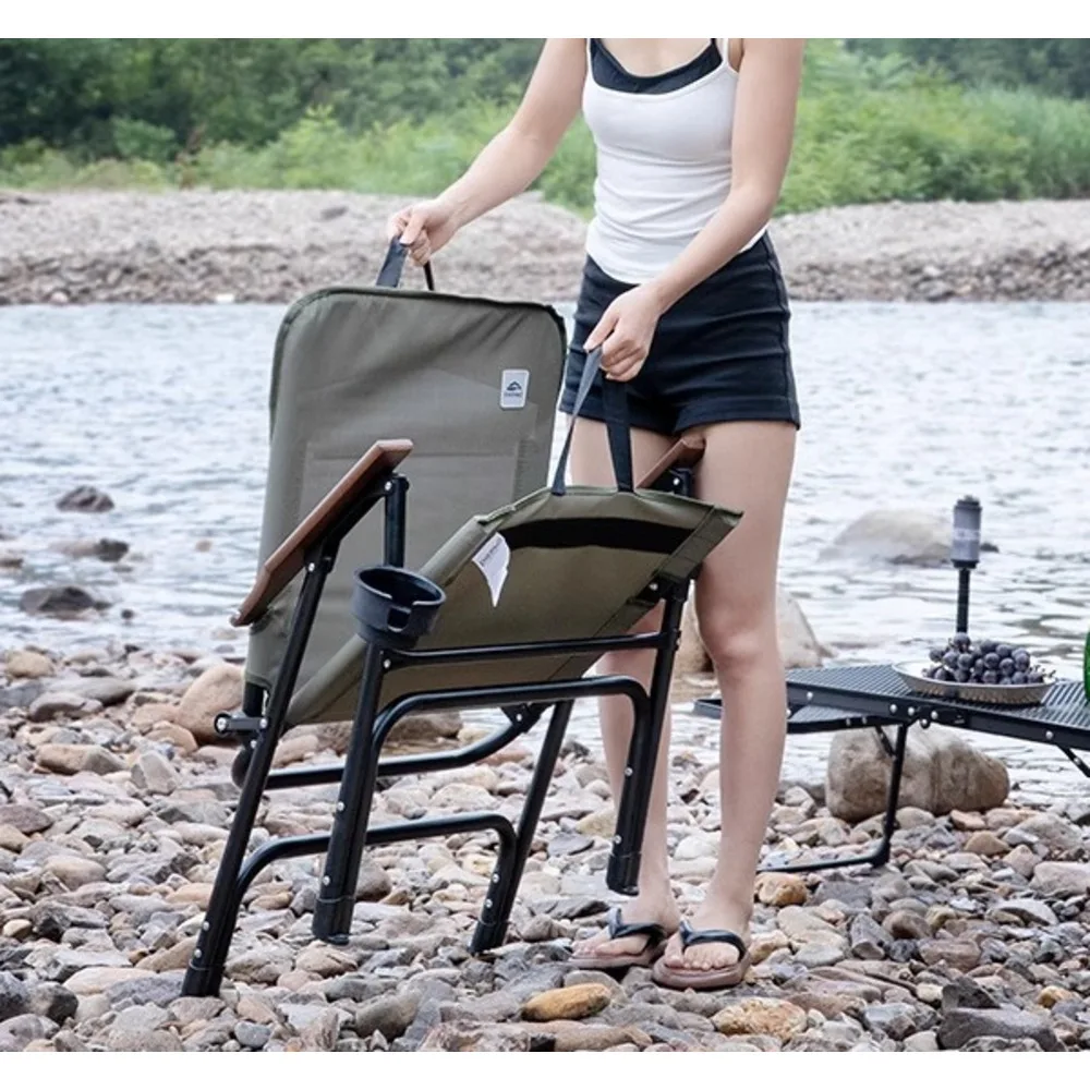 Kermit Outdoor Opvouwbare Kampeer Picknicktafel Vissen Vrijetijd Draagbare Stoel Ultra Lichte Aluminium Legering Bank_voghion.com