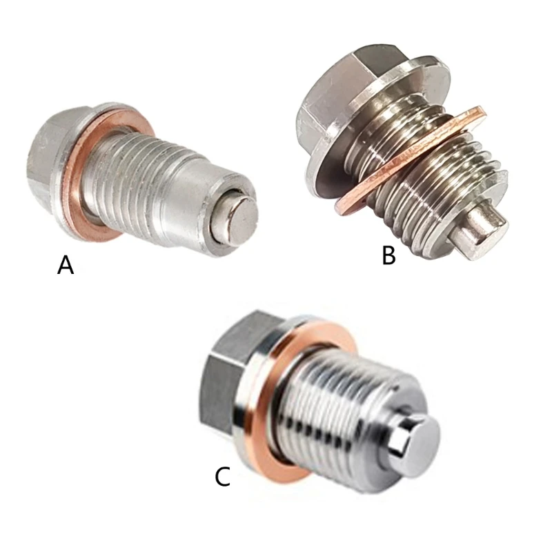 Болт сливной гайки масляного поддона из нержавеющей стали с шайбой и прокладкой M12x1,25/M14x1,5/M16x1,5, магнитное уплотнение