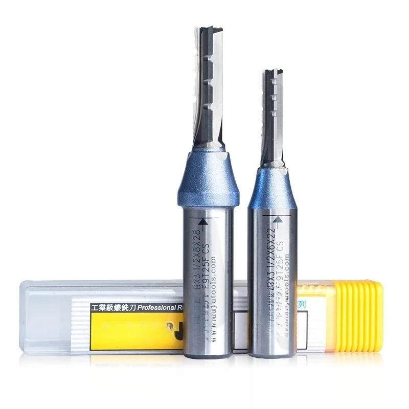 

Arden High Speed 1/2 3Flutes TCT Trimming Straight Milling Cutter for MDF Wood Drill Engraving Router Bit 73006208