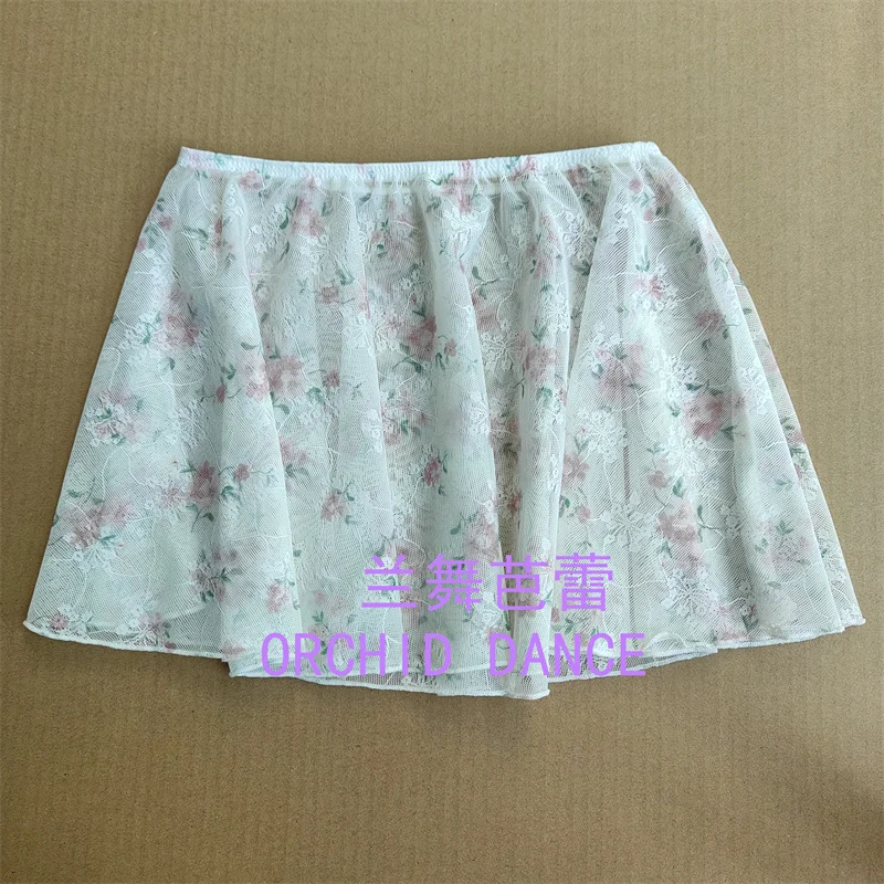 رخيصة أطفال بنات الطفل ممارسة الرقص ارتداء دنة الأزهار المطبوعة شبكة الباليه التنانير مع ثياب متطابقة