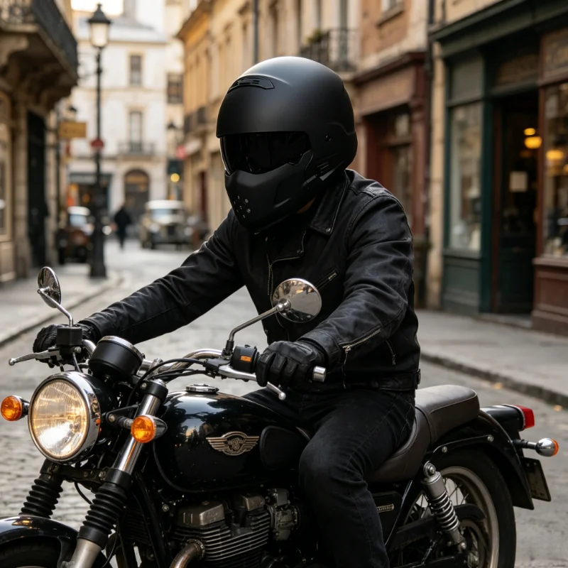 Safety Full Face Helmet Scorpion Motorcycle Helmets Built-in Dark Lens Combination Helmet Four Seasons