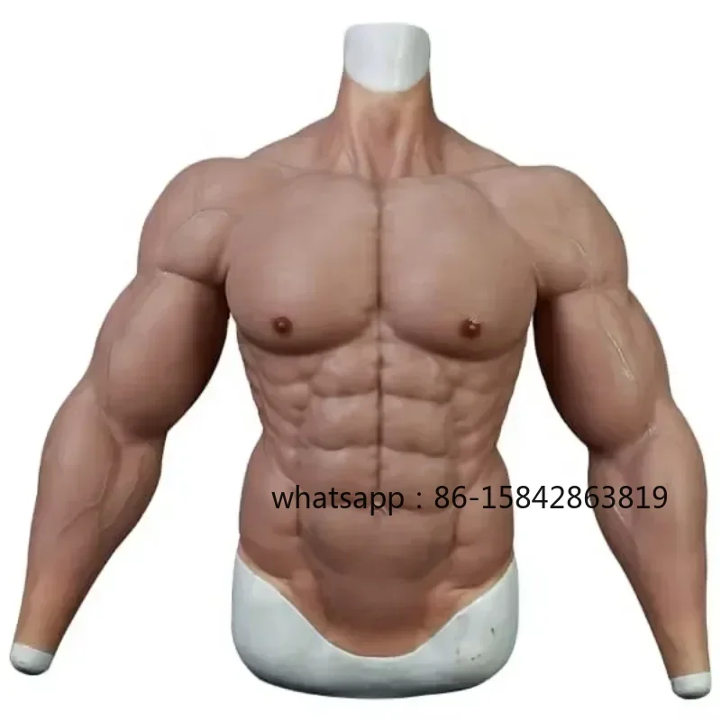 Artificial Silicone Muscle Realistic Chest Muscle Chest Muscle Enlarge Cross Dressing Table Masquerade