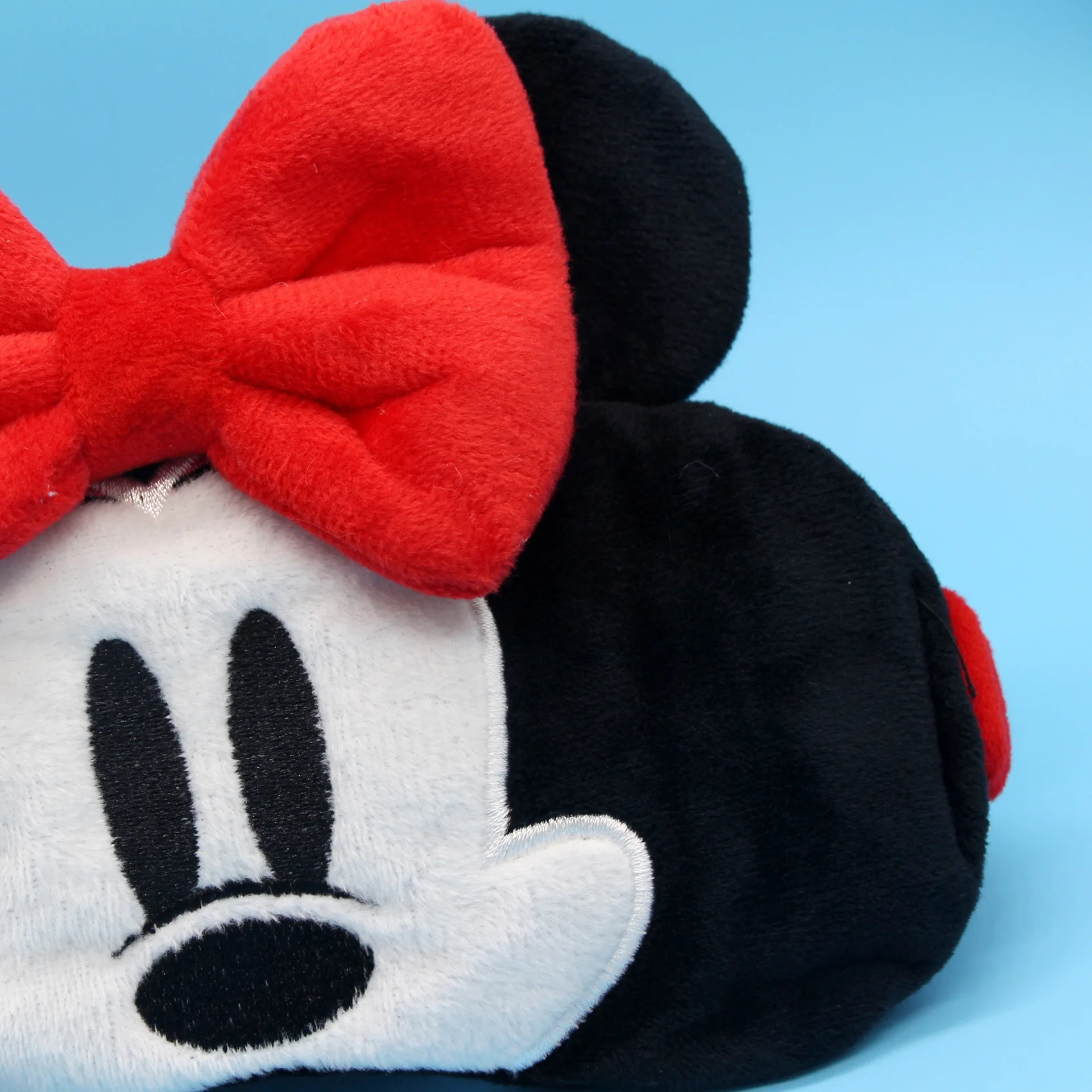 Miniso giapponese dolce ragazza arco anatra maschera per gli occhi per dormire simpatico topo da viaggio peluche maschera per gli occhi oscurante