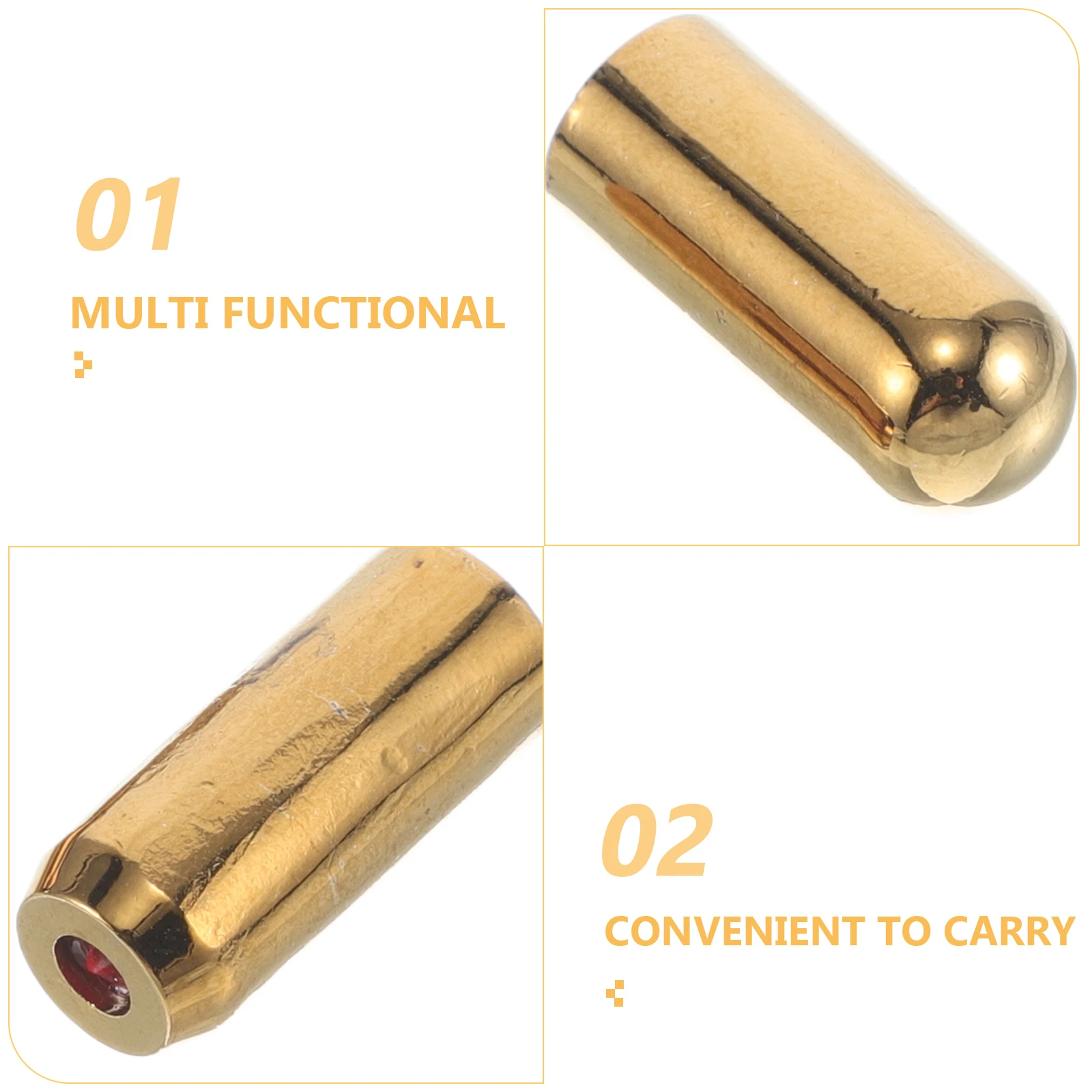 2 pz Feng Shui Dowsing Rod Parti In Metallo Frontale Estremità Spine di Precisione Per Acqua Tesoro Individuazione Divinazione Accessori Novità