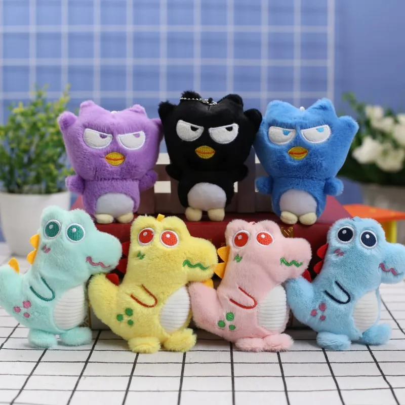 30pcs/lot Wholesale Creative New Cartoon Dragon Keychain Pendant Bag Ornament Doll Plush Animal,Deposit First to Get Discount mu