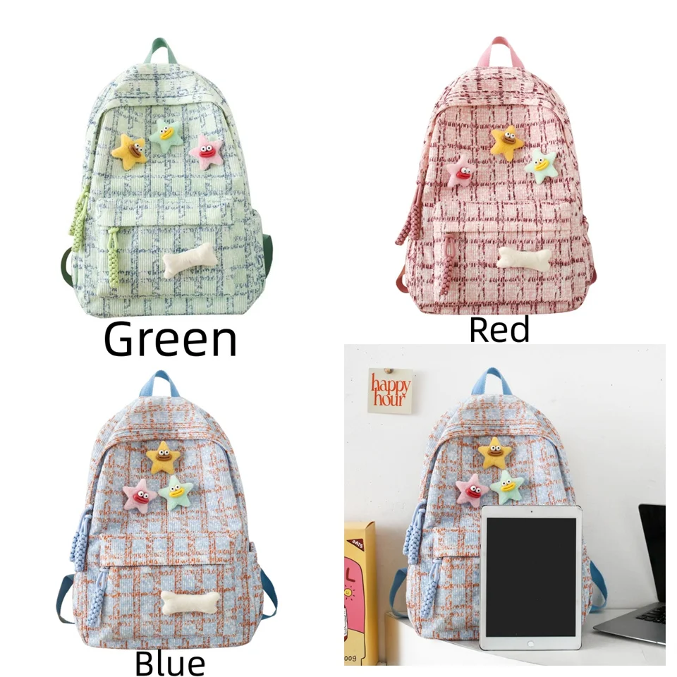 Mochilas escolares ligeras de gran capacidad para mujer, mochila versátil de nailon, resistente al agua, de alta calidad, para ocio