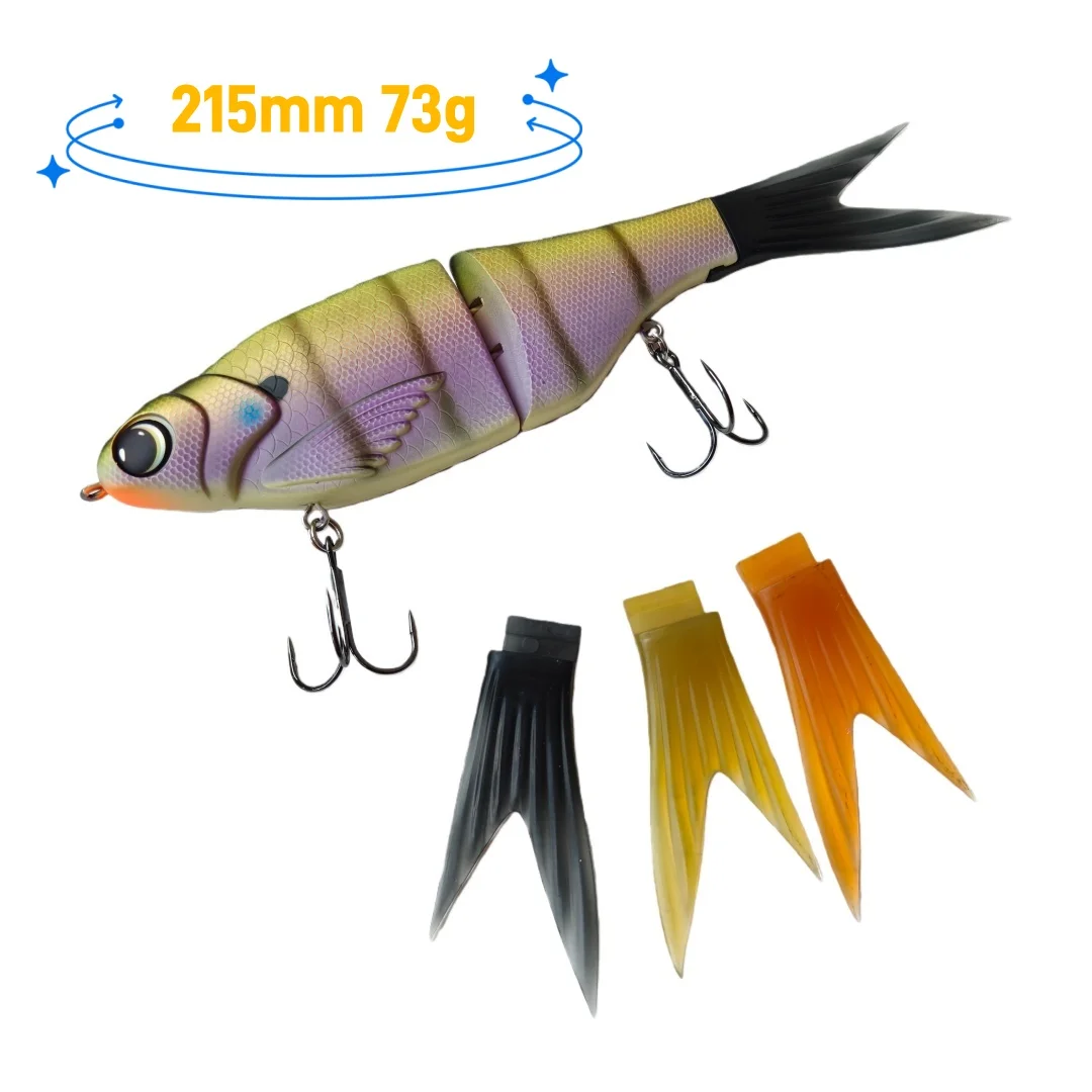 

Noeby 1 шт. 215 мм 73 г многосоставная рыболовная приманка медленно тонущая бионическая сегментированная приманка воблер снасти для пресной воды и соленой воды Pesca