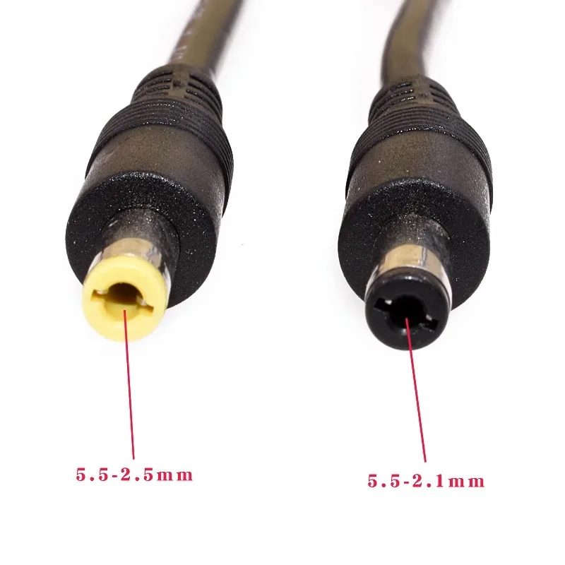 DC Power Cable 5.5*2.1 5.5*2.5 Male Female line Connector Pigtail Cable Jack For Camera Extension 30CM 100CM 0.75㎡ 0.3㎡ 12VDC