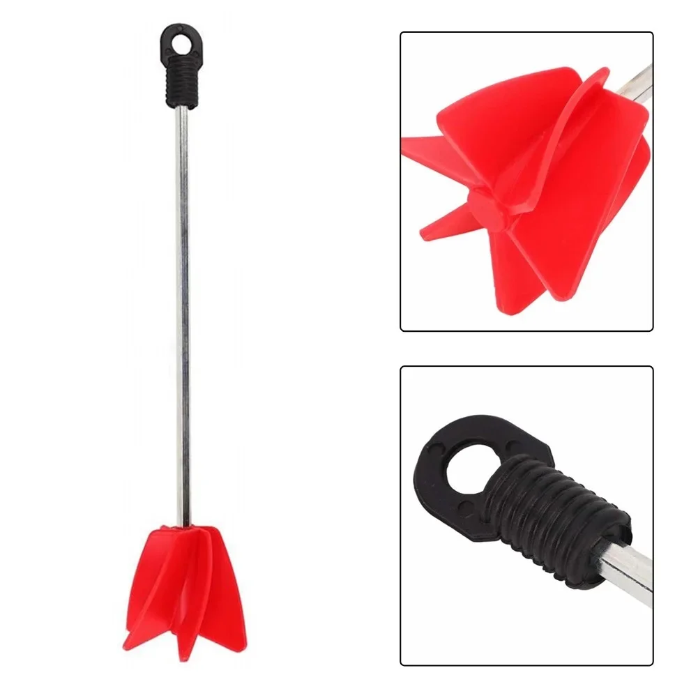 High-quality Brand New Paint Mixer Bit Stirring Rod Red+Silver 300mm ABS Applicable Liquid Electric Drill Attachment