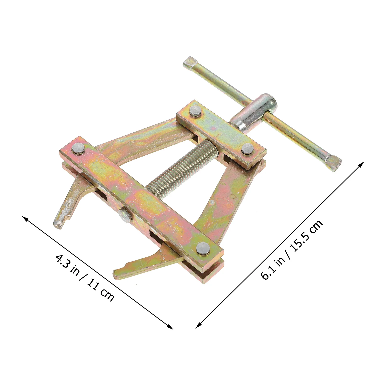 

Motorcycle Chain Regulator Golden Metal Chain Tensioner Tool Lightweight Small Screw Thread Design for Safety Metal Tensioner