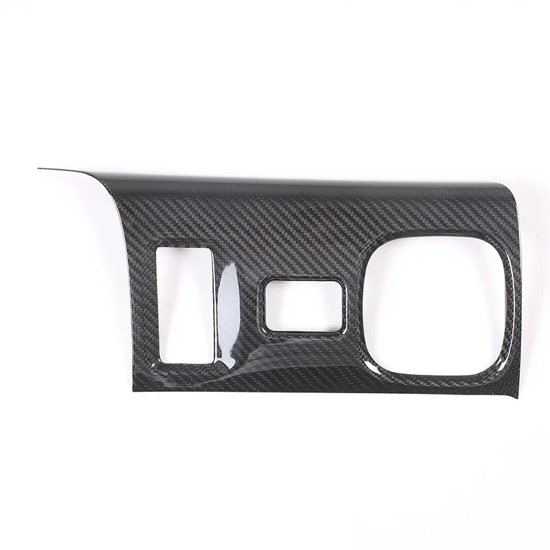 For Toyota 86 for Subaru BRZ 22-24 Real Carbon Car Seat Heating Adjustment Frame Cover Trim Car Accessories(automatic Version)