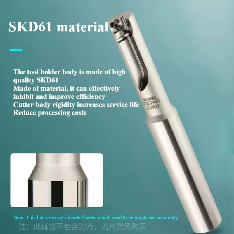 1pc HMEF Countersink Milling Tool Holder for CNC Lathe, Flat Bottom Spot Facing Chamfer Boring Bar