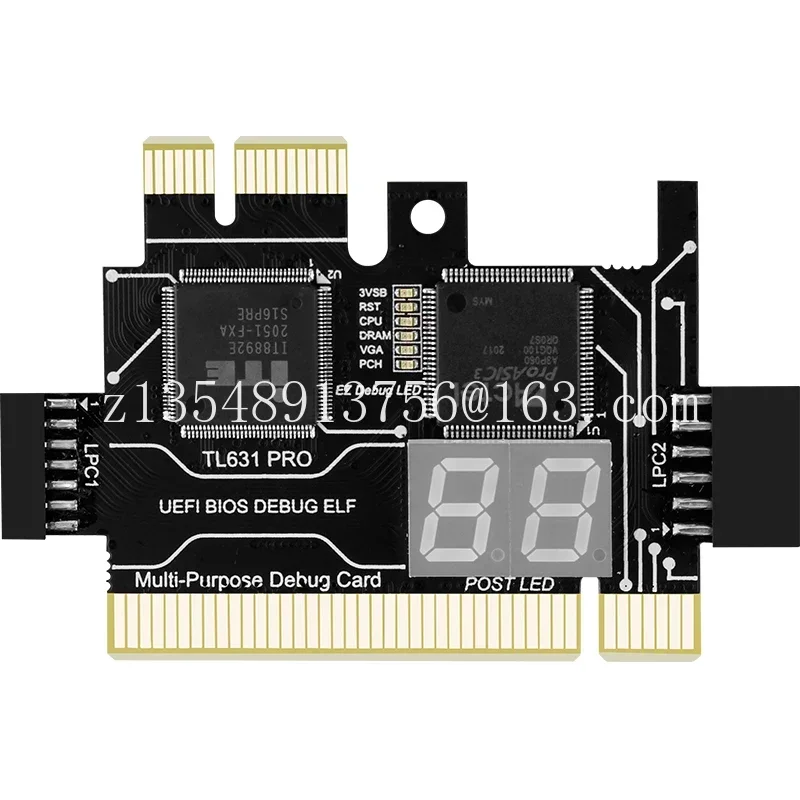 Computer main board detection card fault diagnosis card desktop multi-function PCI-e LPC-DEBUG spot