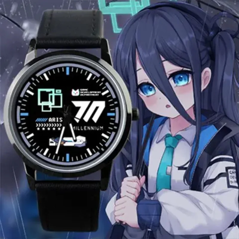 Blue Archive Tenndou Arisu wasserdichte Uhr Student Zeigeruhr Lolita Geburtstagsgeschenk