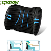 1PC Lumbar Support Pillow,Ergonomic - Memory Foam Lumbar Support Pillow for Lower Back Pain Relief for Car Seats,Office Chairs