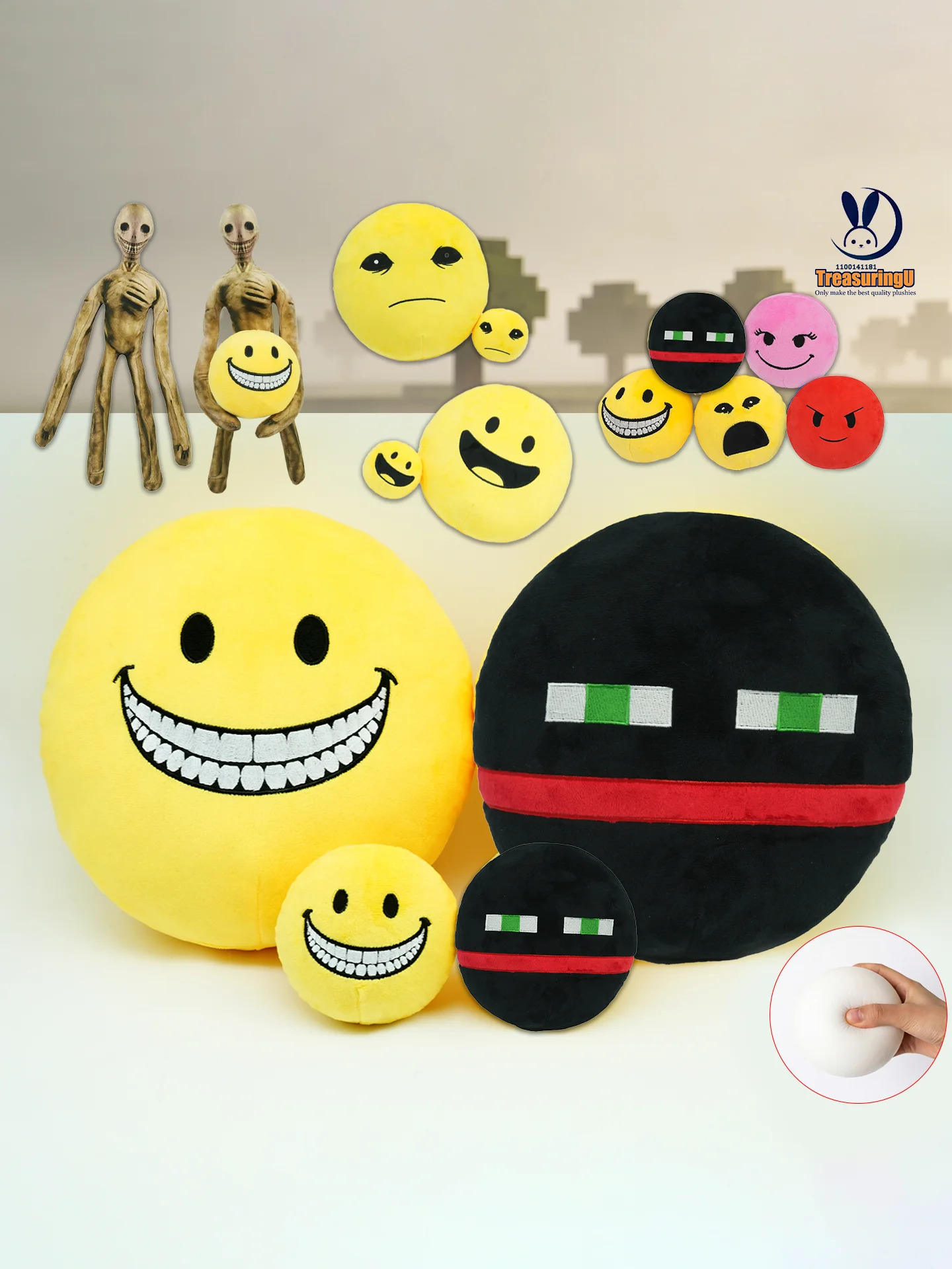 TreasuringU New Verity Arg Pluszowe Zabawki Falsity Game Wypchane Lalki Mini Pluszowa Poduszka Prezenty Urodzinowe dla Dzieci — 2