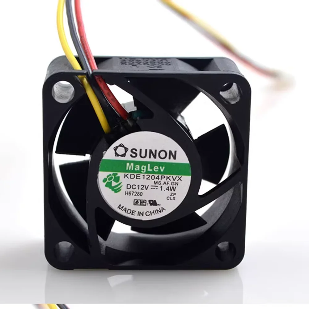 SUNON 40MM 4CM 팬 KDE1204PKVX DC12V 1.4W 서버 냉각 팬 전원 공급 장치 aAxial 냉각 팬 3pin