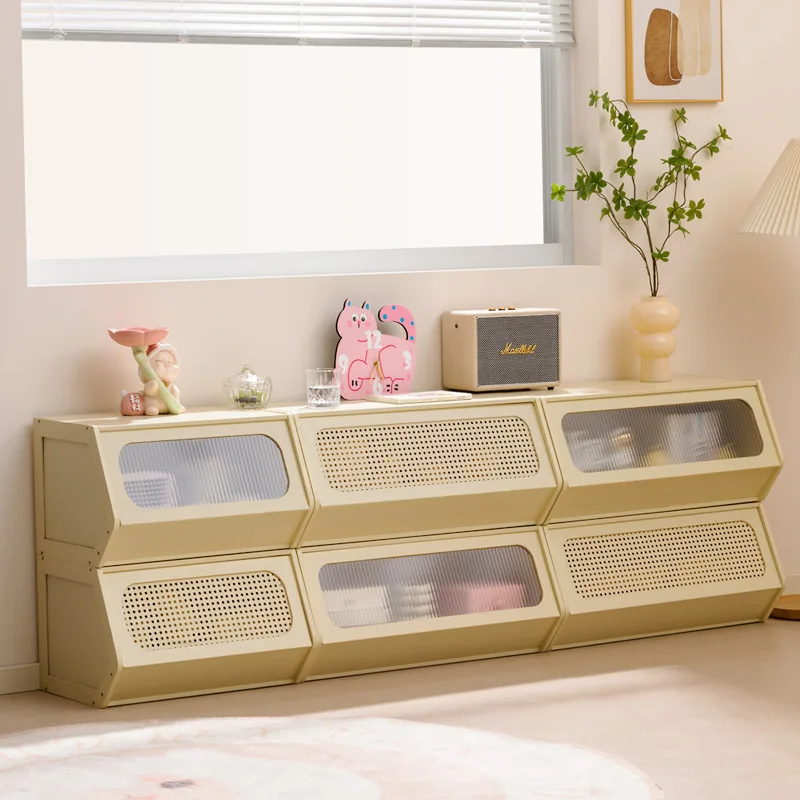 Storage box Storage cabinet Household can be combined Living room Creative toy cabinet Locker Snack