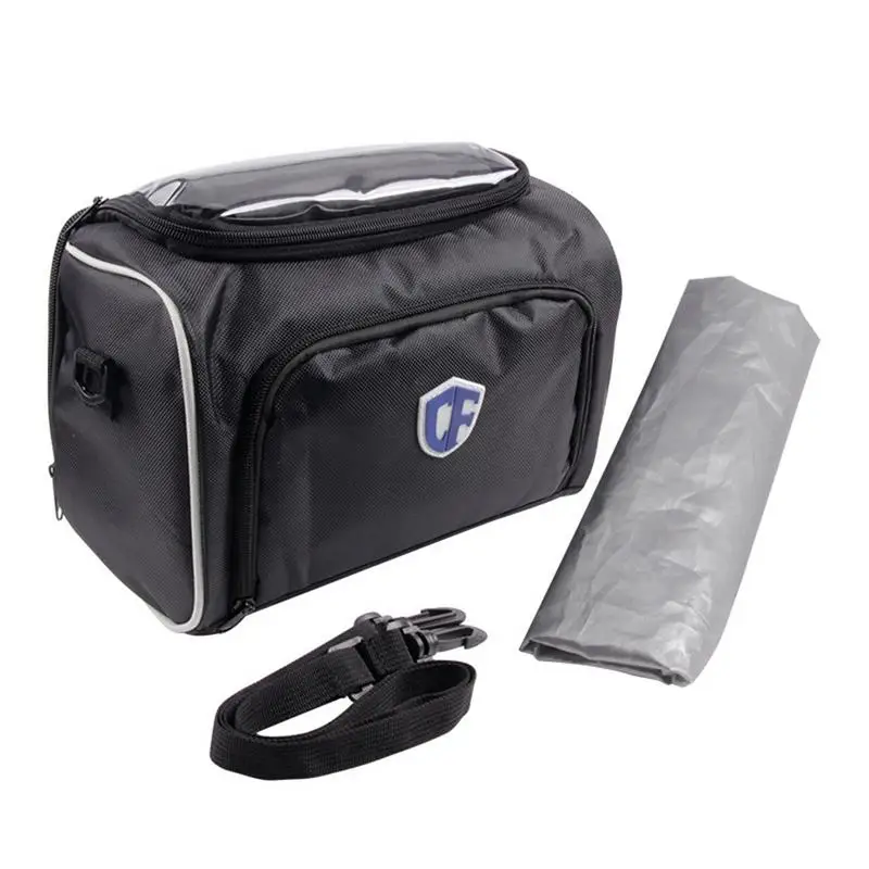 

Motorcycle Storage Bag Oxford Waterproof Handlebar Dry Bike Bag With Detachable Strap Universal Moto Accessories