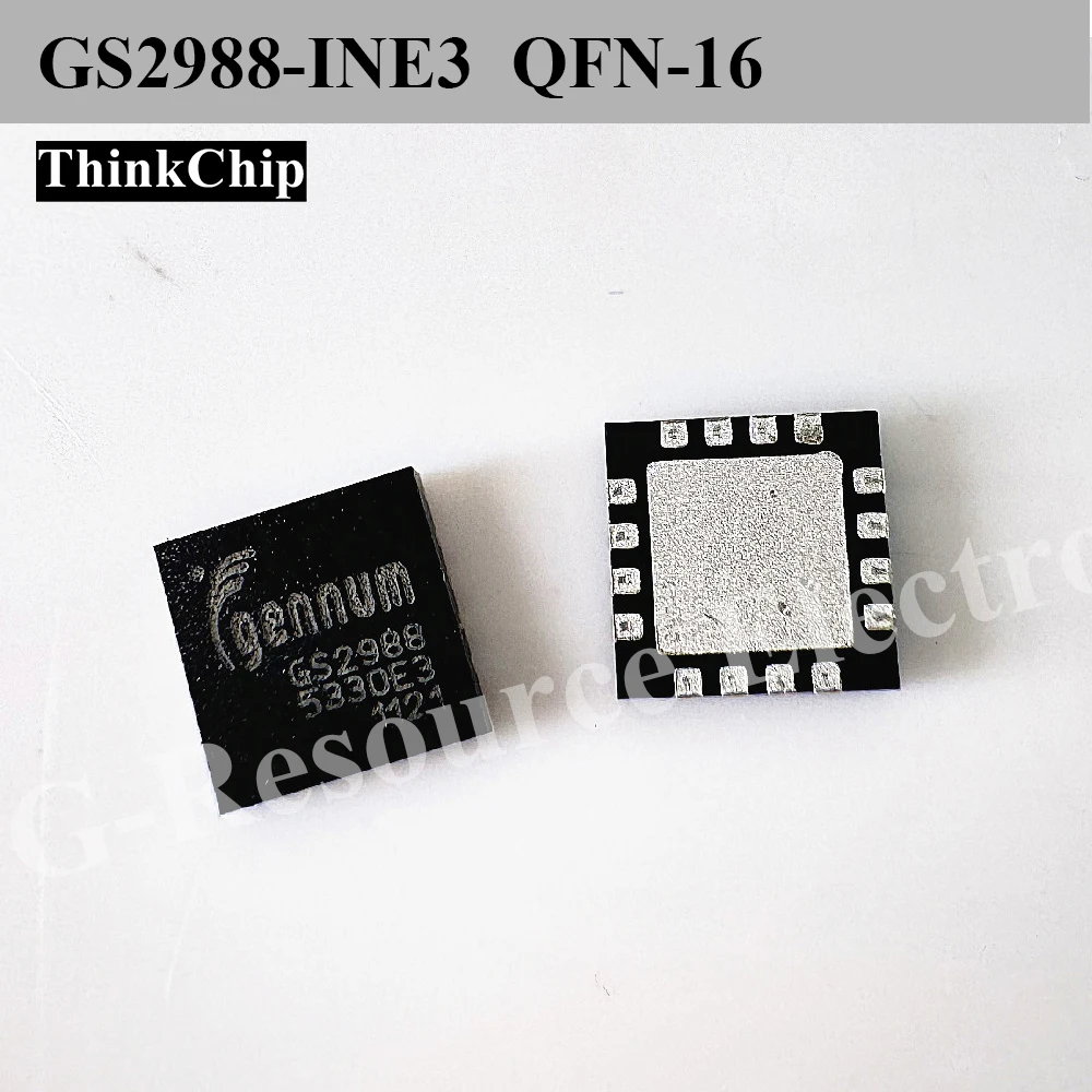 

(10 pcs) GS2988-INE 3GS2988 QFN-16 Cable Driver 2.97Gb/s