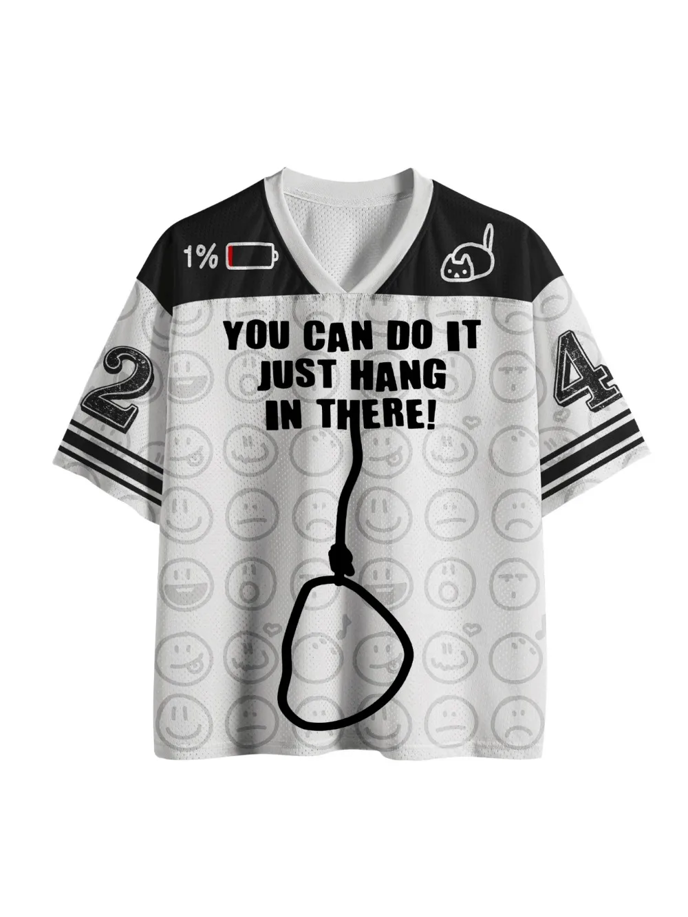 Harajuku Smiley Face Graffiti Patte3D Print Sport Quick-dry Breath Men V-neckT-Shirt Outdoor Street Casual Parent-Child Clothing