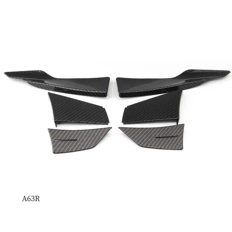 

AR-универсальный автомобильный передний бампер из углеродного волокна, разделитель для губ, ласты, балдахи, диффузор, спойлер для BMW