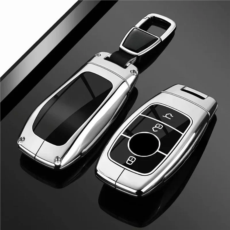 

Premium Zinc Alloy Key Cover for Mercedes-Benz GLK300/GLK260/C-Class/E300L/GLE/GLS/GLC - Protective Key Case Keybag Keychain