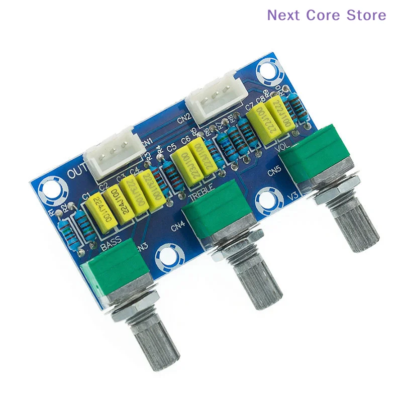 [NC]Subwoofer PCB Adjustment Amplificador XH-M802 Amplifier Board High And Low Voltage Mixer Tone Board Volume Control[NC]