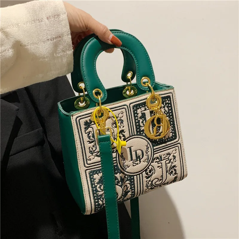 

2025 New Arrival Embroidered Bag - Chic Tote & Crossbody Purse, Premium Fabric, Fashionable Women's Bag for Daily Us