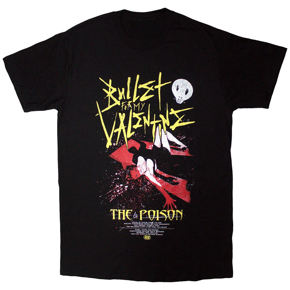 Wrapped Cobra Bullet for My Valentine Band T-Shirt Cotton Graphic Tee Men Women Summer Streetwear