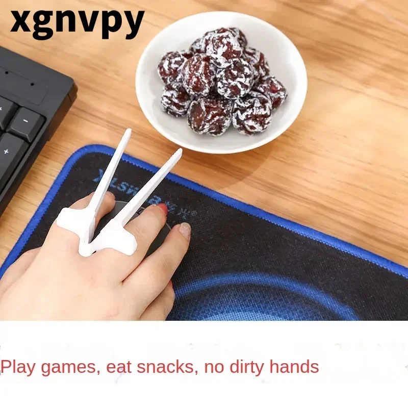 Xgnvpy-مجموعة من عيدان الطعام للألعاب ، مشابك إصبع بلاستيكية ، سهلة الاستخدام ، الأفضل للألعاب