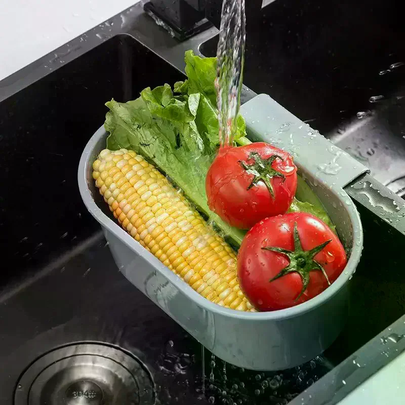 Kitchen Selfstanding Drain Sink Leftover Soup Juice Garbage Filter Storage Basket
