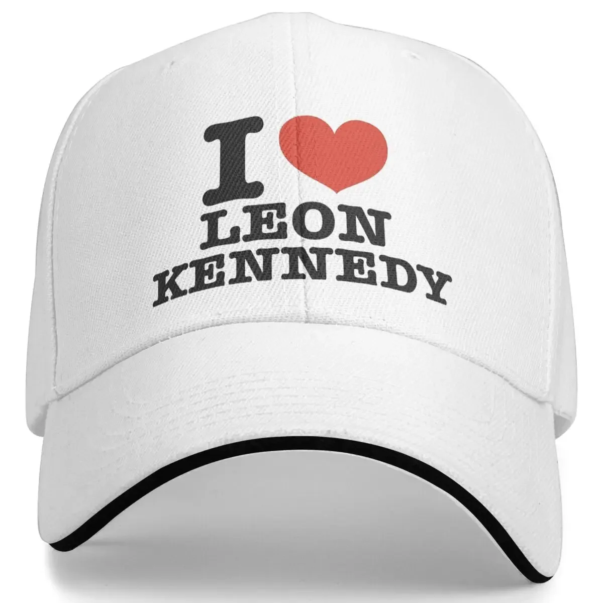 I Heart Leon Kennedy Casual Baseball Cap Spring Residented Eviled Trucker Hat Hot Sale Snapback Cap Men Women Baseball Caps