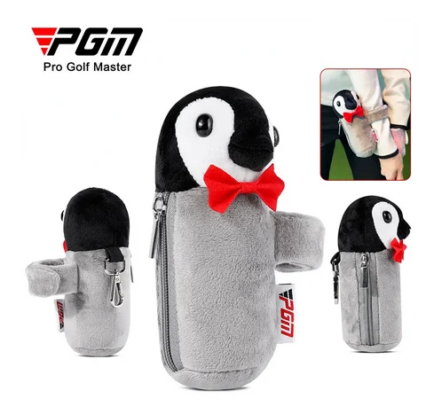 

PGM Mini Golf Ball Bag Doll Clip Can Be Hung on The Hand/golf Bag/Belt Hold 2 Ball Waist Bags QJ005