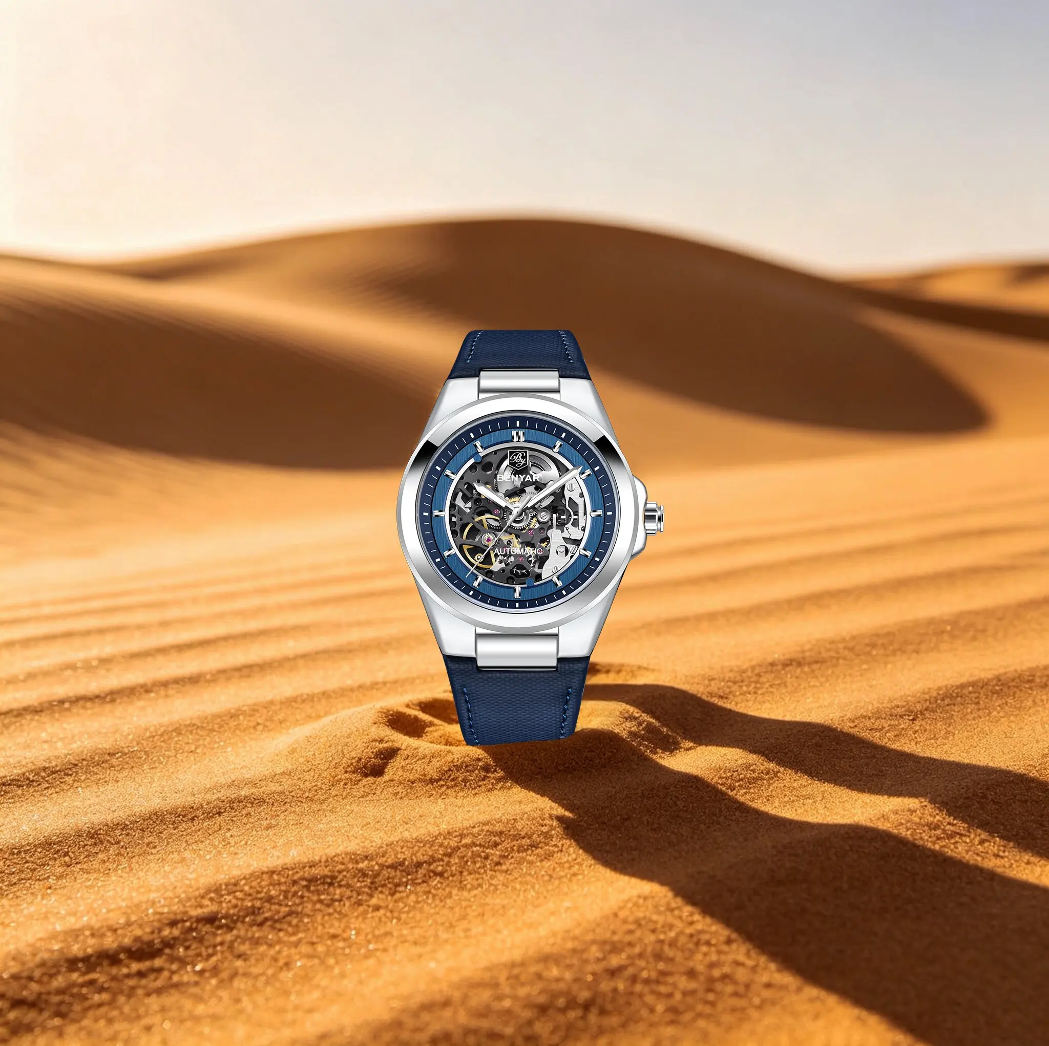 BENYAR Luxury Mens Automatic B - Tourbillon Movement Watch ulasan dan harga