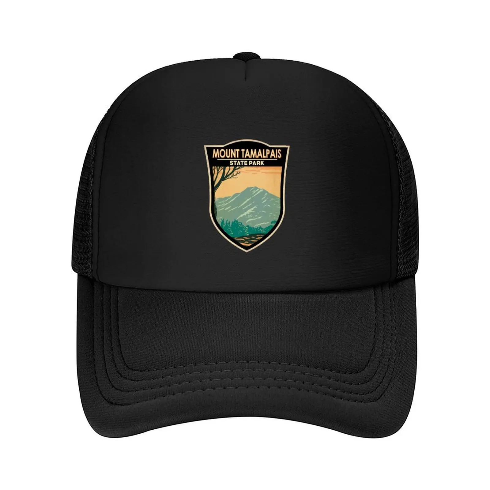 

Mount Tamalpais State Park California Badge Baseball Cap Beach Sun Cap Hat Beach fishing caps man Boy Women's