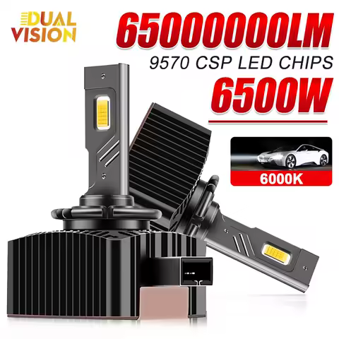 D1S D3S LED Headlight Canbus 6500W 65000000LM D4S D2S D8S Auto Bulbs Two-sided D1R D2R D3R D4R Car Lamp Xenon HID 6000K 12V 24V