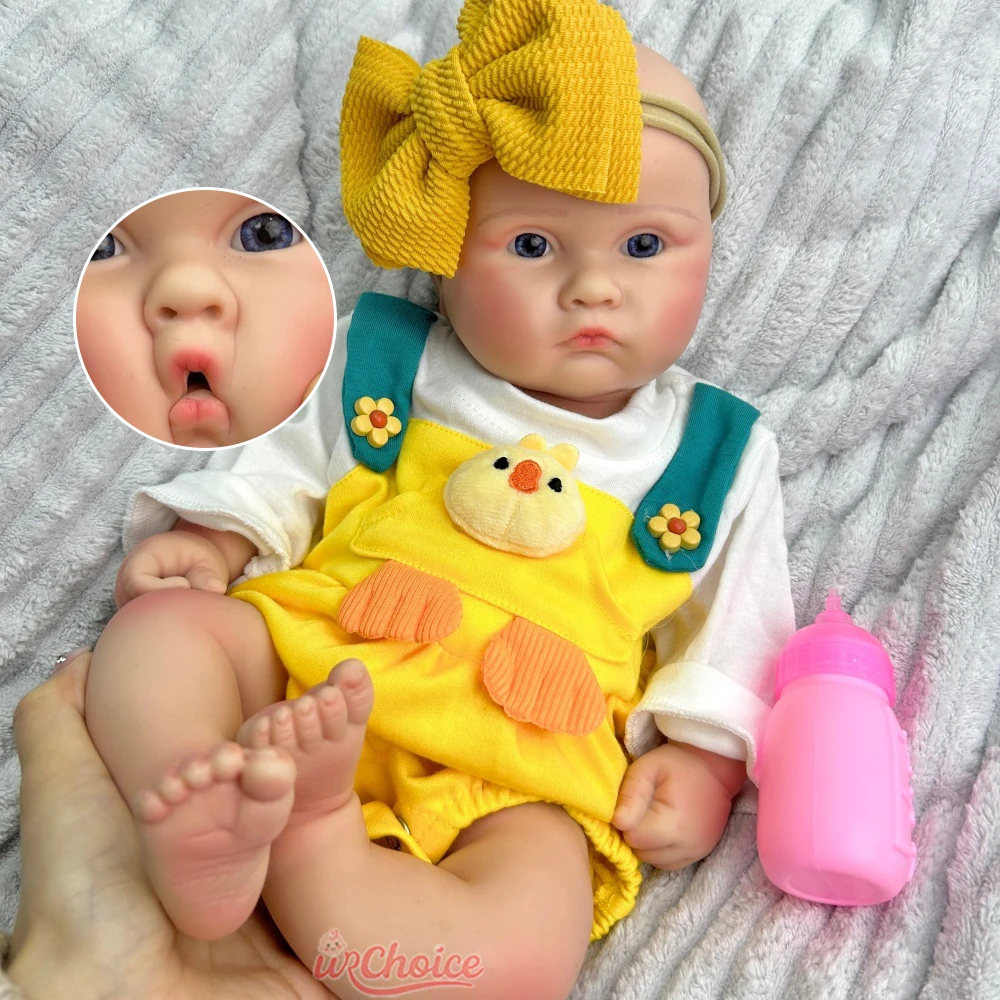 ตุ๊กตาซิลิโคนนุ่มเหมือนจริง ขนาด 45 ซม. น่ารัก ทำมือ มีเส้นเลือดที่มองเห็นได้ ของเล่นปลอบใจสำหรับผู้ปกครองมือใหม่