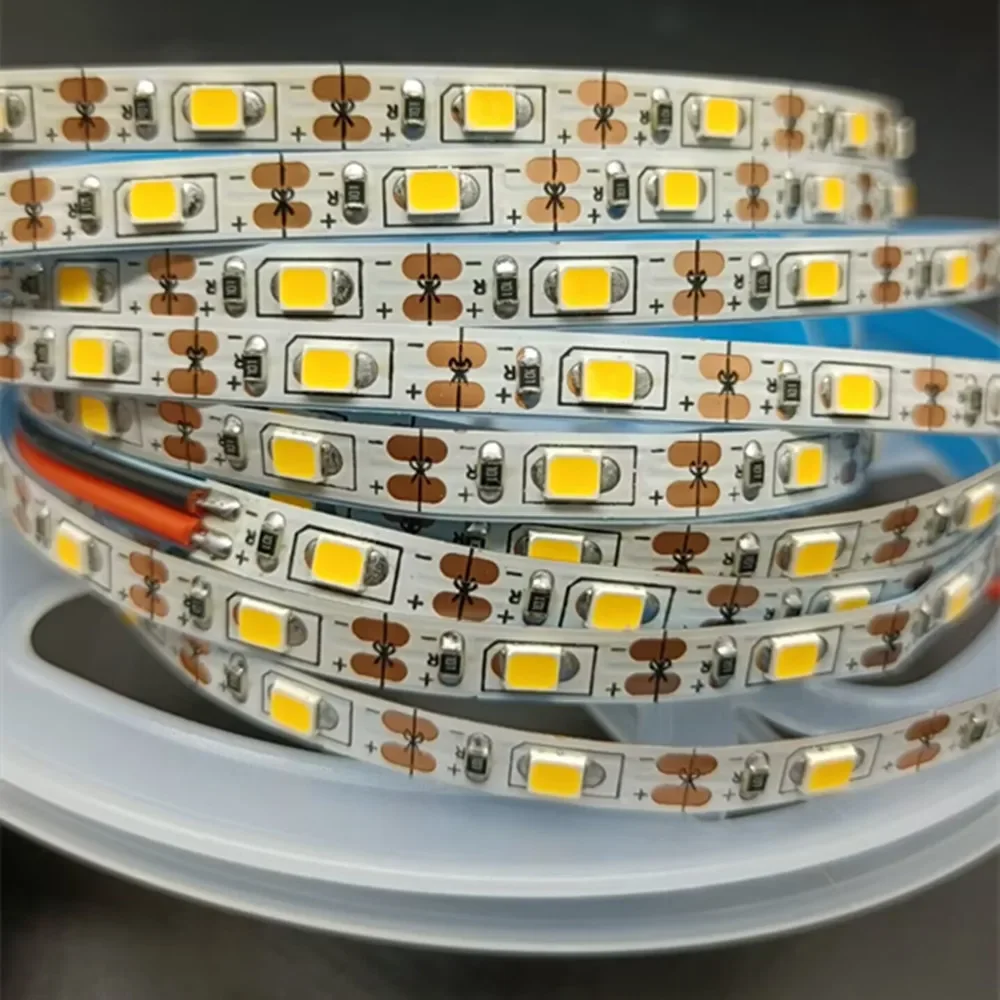 5M 600LEDs LED Strip 2835 DC12V 120LEDs/m Home Lamp Strip Red Ice Blue Green Yellow Pink Flexible And Cuttable Soft Lamp Bar