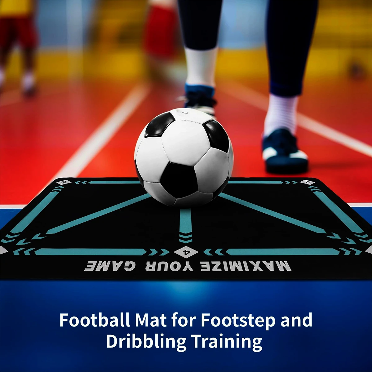 1Pc Soccer Training Mat（40*60cm） - Enhance footwork and BallControl Durable Football Mat Training Tool for Ball Mastery