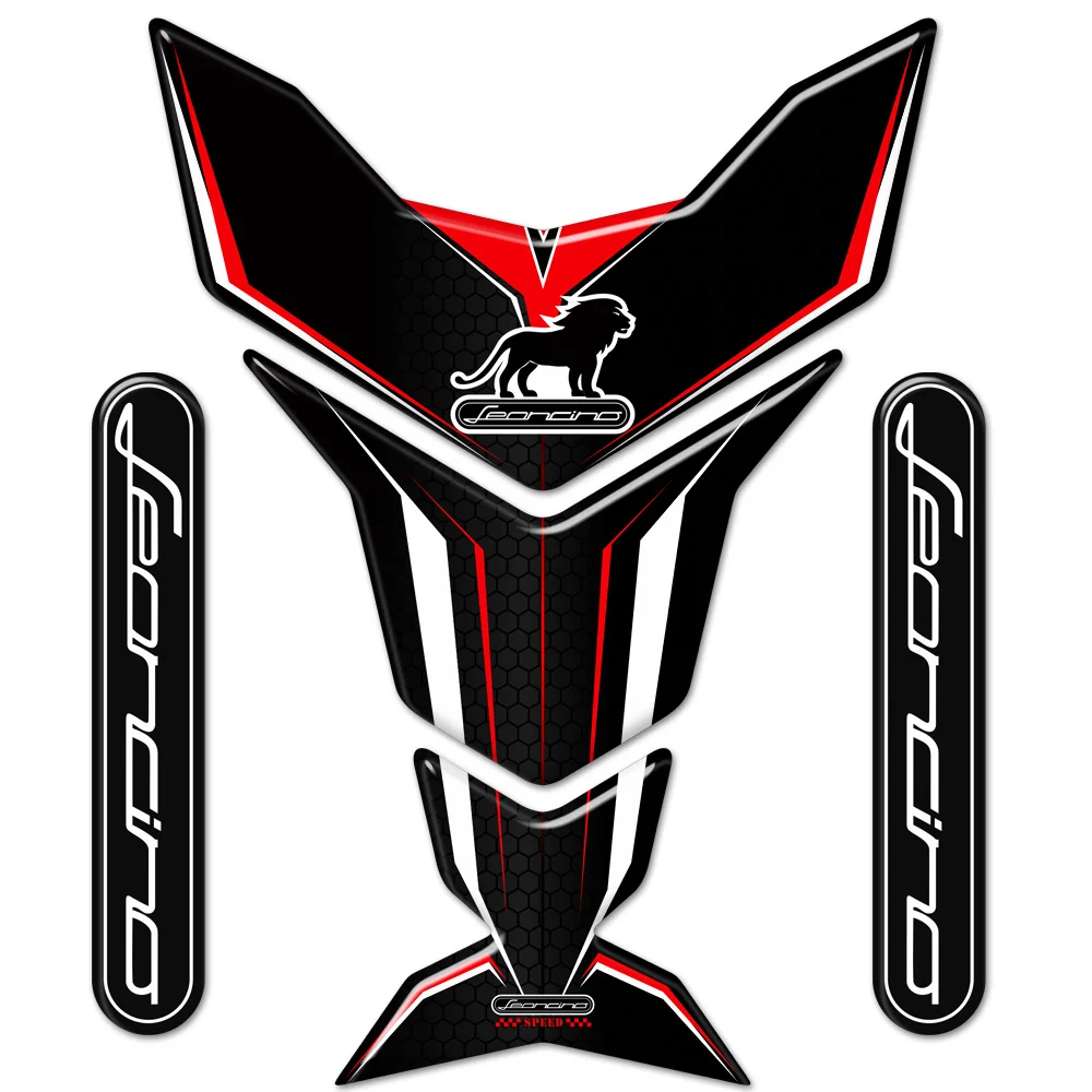 

Motorcycle For Benelli Leoncino 125 250 500 800 Fairing Tank Pad Fuel Oil Kit Knee Protector Stickers Decals