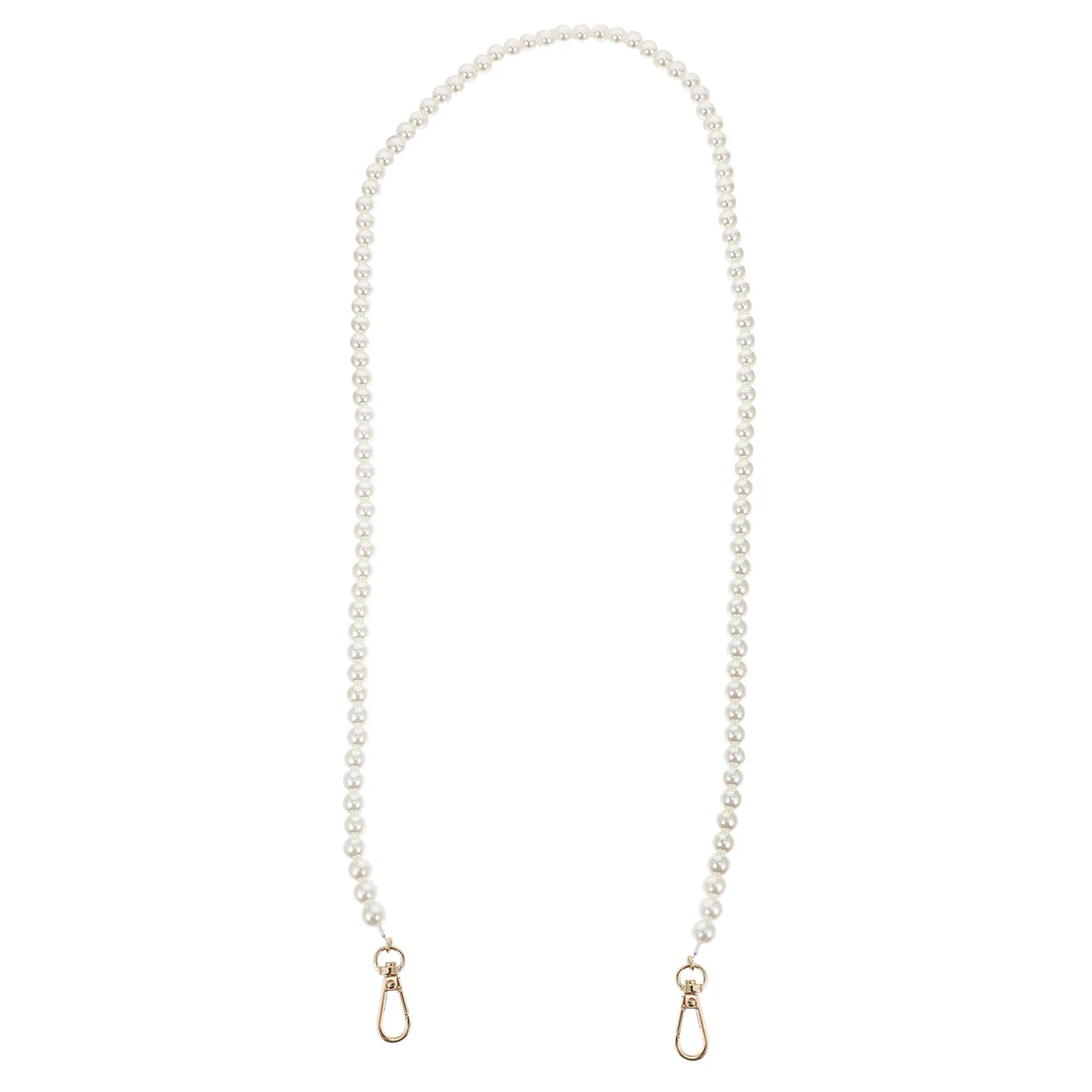 진주 가방 체인 프리미엄 소재 핸드백 숄더 스트랩 간편 설치 제거 DIY 클러치 핸드백 액세서리 진주 가방 체인