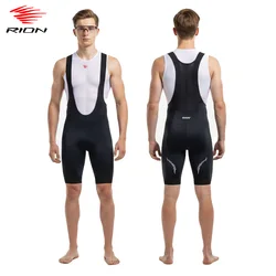 RION High Quality Classic Men Cycling Bib Shorts Bicycle Culotte Ciclismo Bike Pants Pad MTB Clothing Bretelle Braces Dolomiti