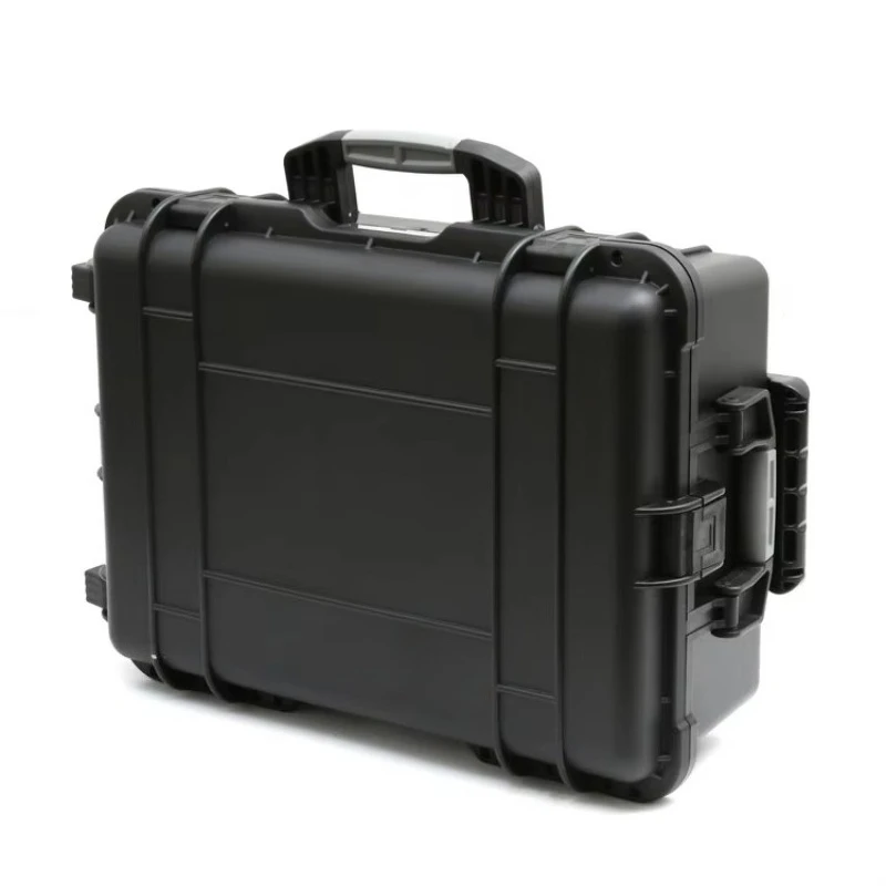 D6125 Plastic Durable IP67 Stackable Large Wheeled Tool Hard Case With Exhaust Valve Design Carrying Case With Foam