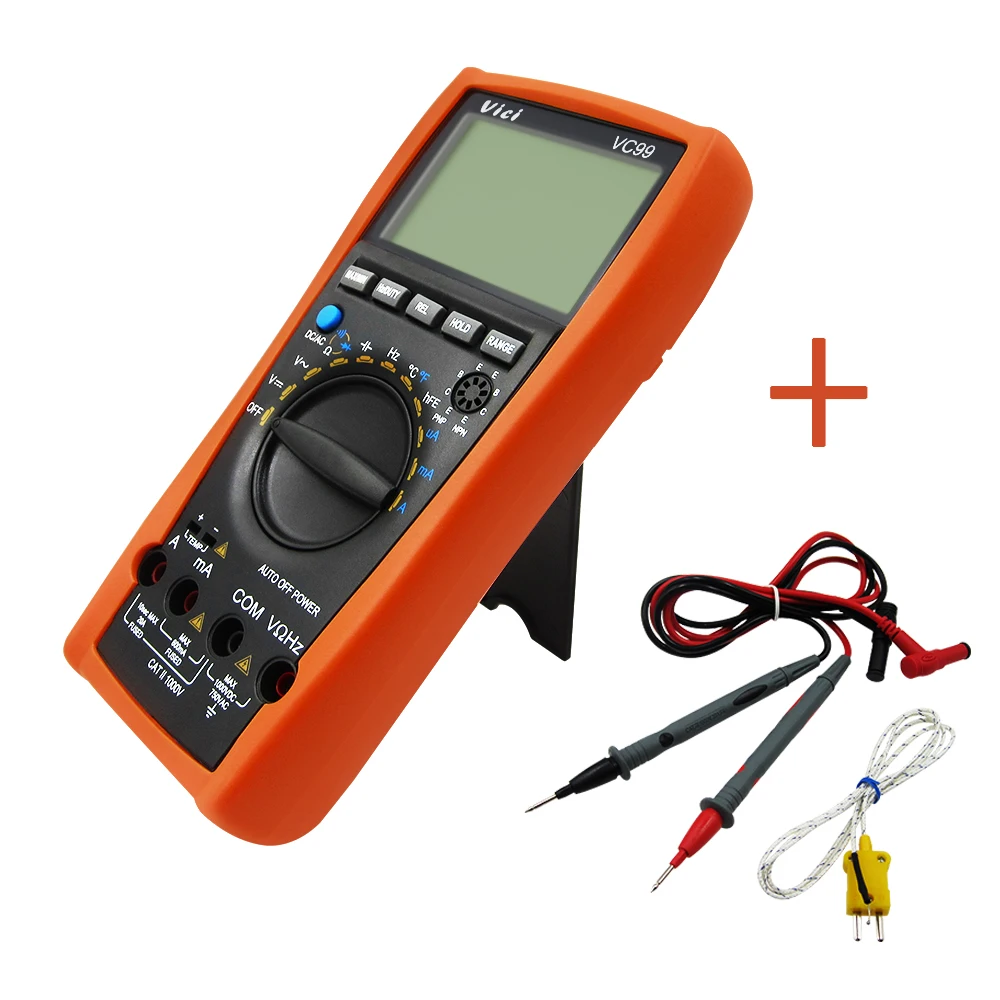 VC99 3 6/7 Auto range digital multimeter have bag better FLUKE 17B+