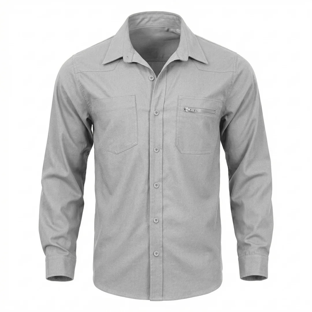 Spring Summer Men's Cotton Linen Shirt Lightweight Long Sleeve Shirt Solid American Retro Top Casual Outdoor Wear Shirts