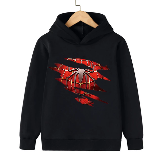 Spiderman hoodie for kids hotsell