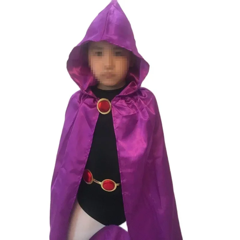 Deluxe Ragazze Carnevale Vestire Bambini Dionysia Teen Titan Raven Costumi Cosplay Per Adulti Halloween Festa di Compleanno Costume 4 Pz/1 MN9