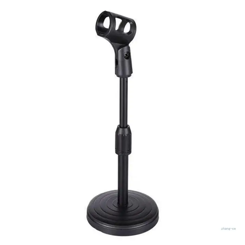 M5TD Heavy Duty Table Mic Holder with Adjustable Height for Live Streaming Interviews